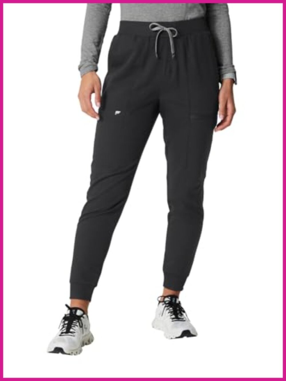 High Rise Medical Scrub Jogger MotionTech 4-Way Stretch Wrinkle-Resistant